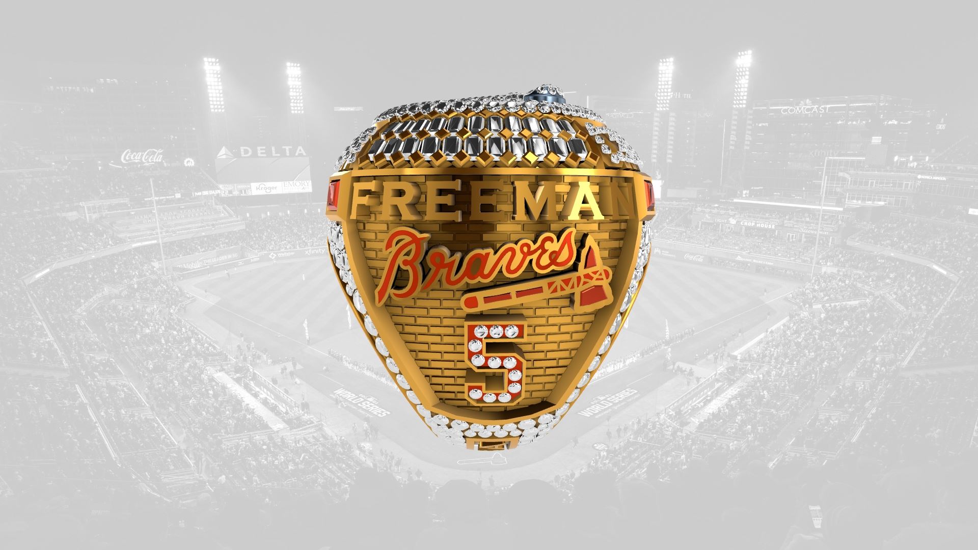 2021 Braves World Series Ring - Freddie Freeman